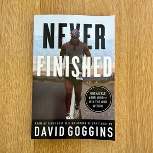 Never Finished by David Goggins Self Help, Motivational Book
